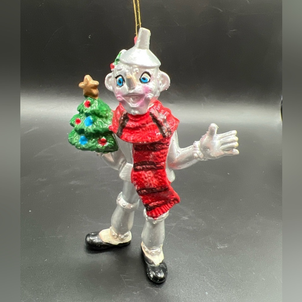 Vintage Wizard of Oz Tin Man Plastic Mold Christmas Ornament Kurt Adler